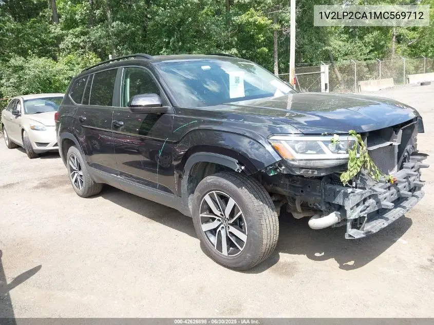 2021 Volkswagen Atlas 2.0T Se VIN: 1V2LP2CA1MC569712 Lot: 42626898