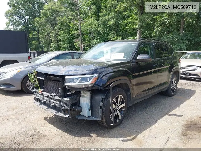 2021 Volkswagen Atlas 2.0T Se VIN: 1V2LP2CA1MC569712 Lot: 42626898
