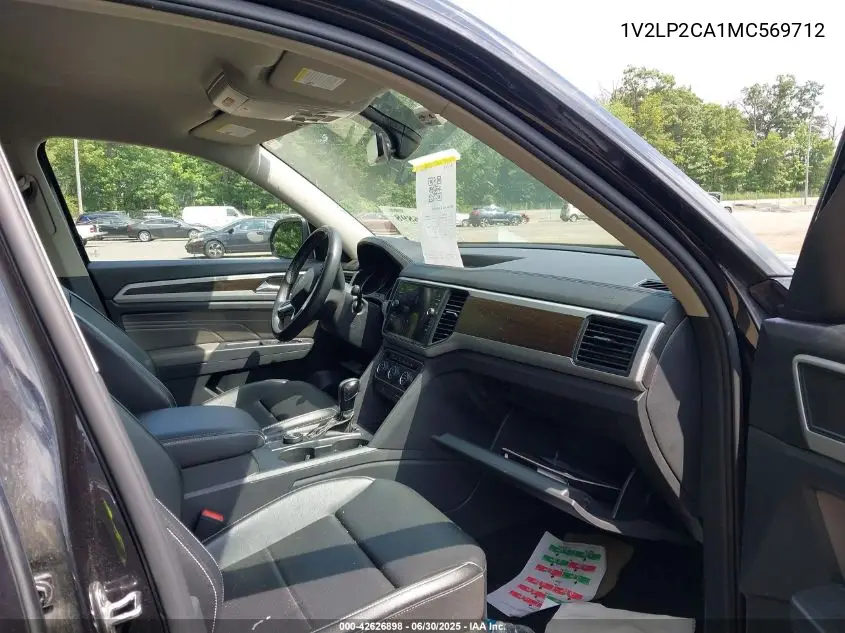 2021 Volkswagen Atlas 2.0T Se VIN: 1V2LP2CA1MC569712 Lot: 42626898