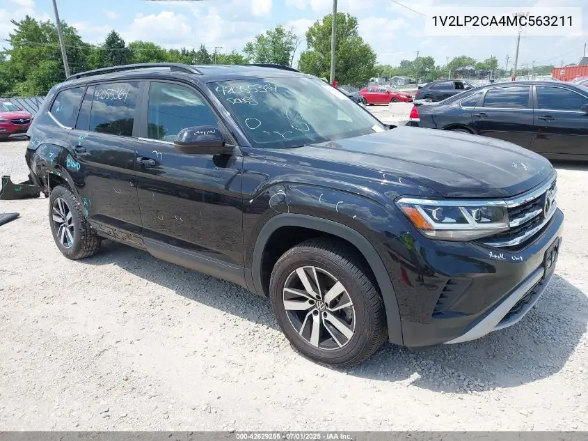 2021 Volkswagen Atlas 2.0T Se VIN: 1V2LP2CA4MC563211 Lot: 42629255
