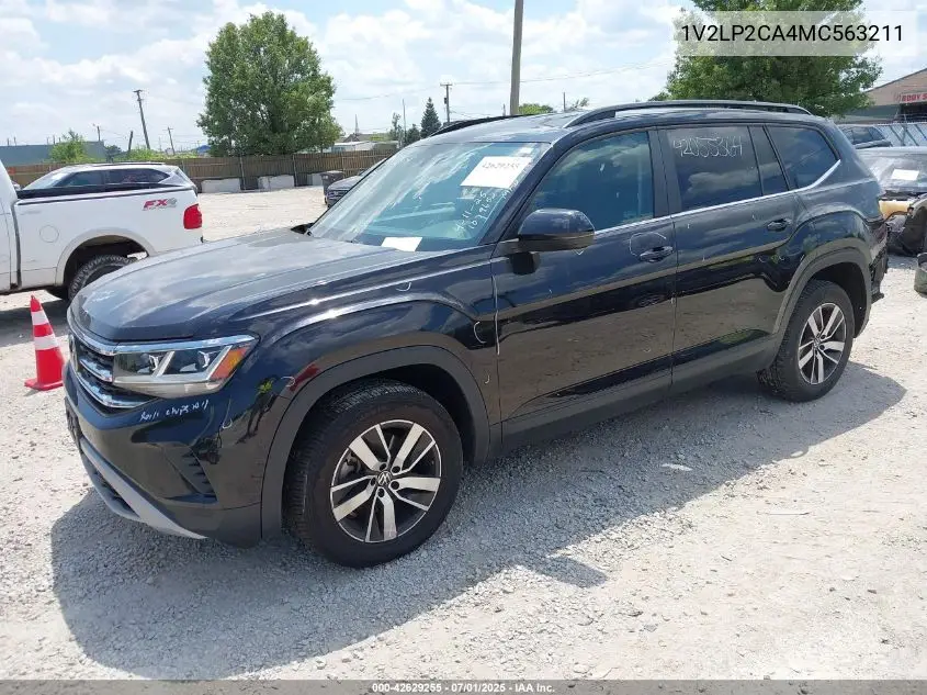 2021 Volkswagen Atlas 2.0T Se VIN: 1V2LP2CA4MC563211 Lot: 42629255