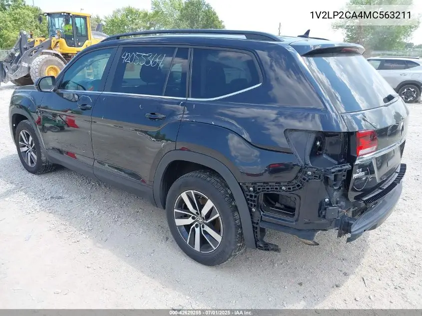 2021 Volkswagen Atlas 2.0T Se VIN: 1V2LP2CA4MC563211 Lot: 42629255