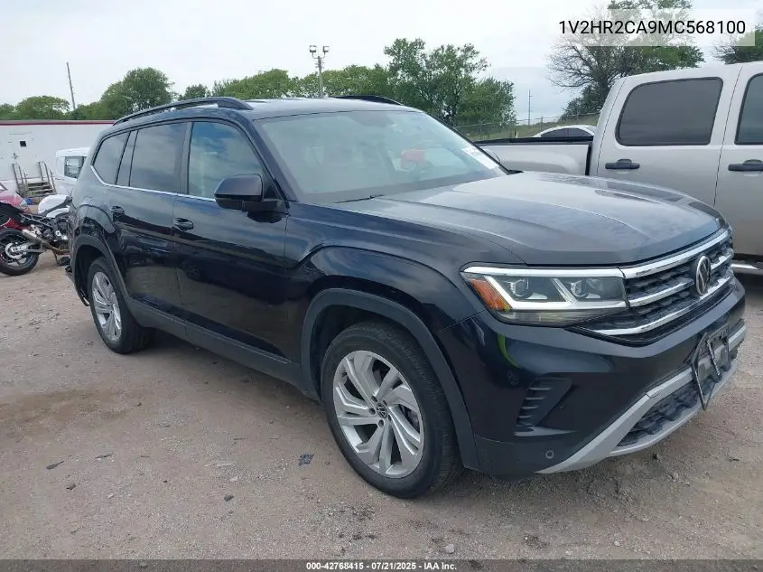 2021 Volkswagen Atlas 3.6L V6 Se W/Technology VIN: 1V2HR2CA9MC568100 Lot: 42768415