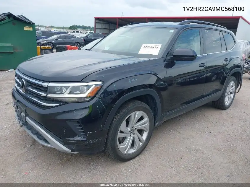 2021 Volkswagen Atlas 3.6L V6 Se W/Technology VIN: 1V2HR2CA9MC568100 Lot: 42768415