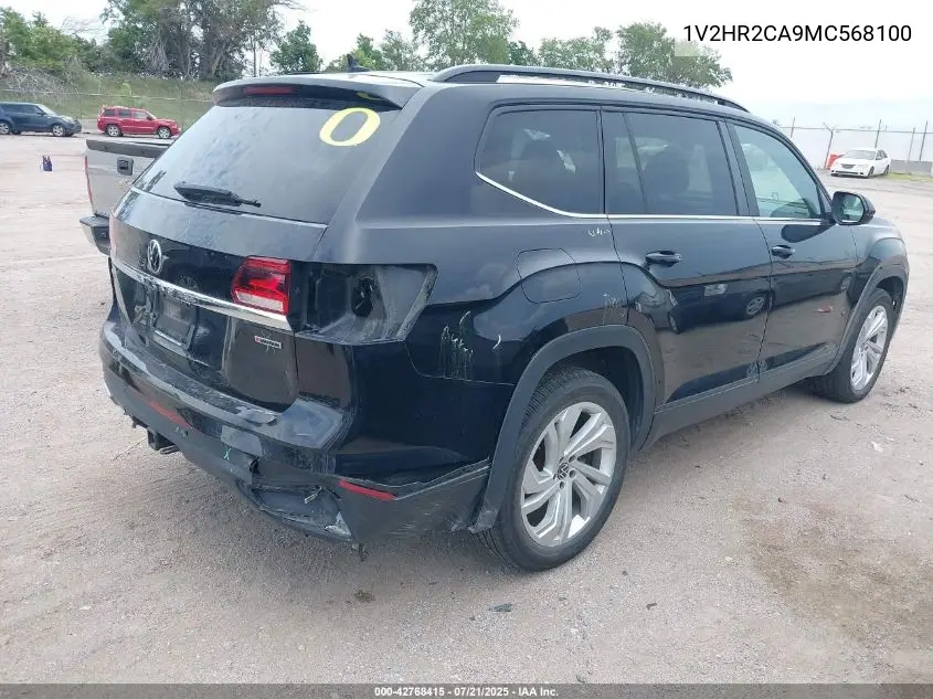 2021 Volkswagen Atlas 3.6L V6 Se W/Technology VIN: 1V2HR2CA9MC568100 Lot: 42768415
