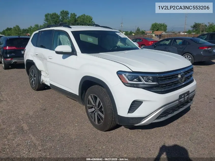 2022 Volkswagen Atlas 2.0T Se VIN: 1V2LP2CA3NC553206 Lot: 42608042