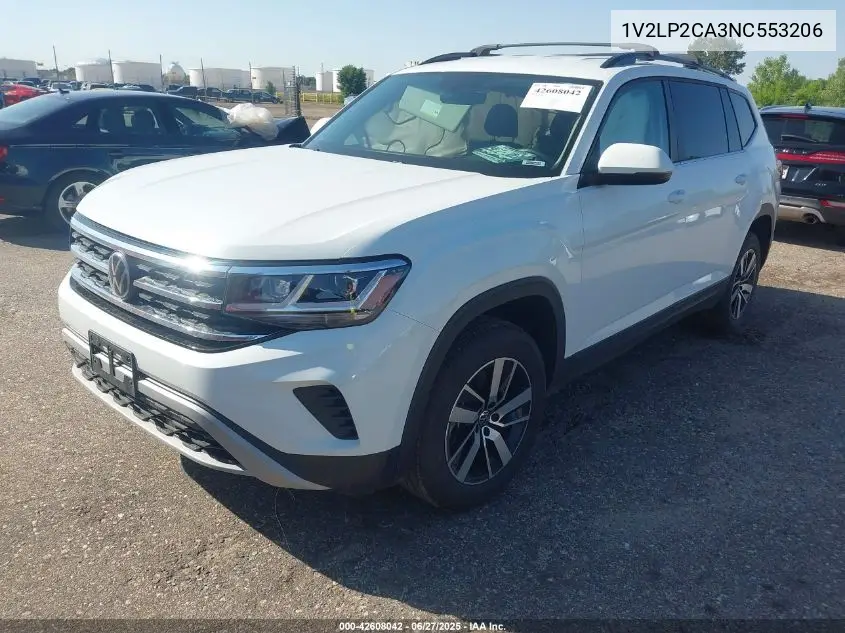 2022 Volkswagen Atlas 2.0T Se VIN: 1V2LP2CA3NC553206 Lot: 42608042