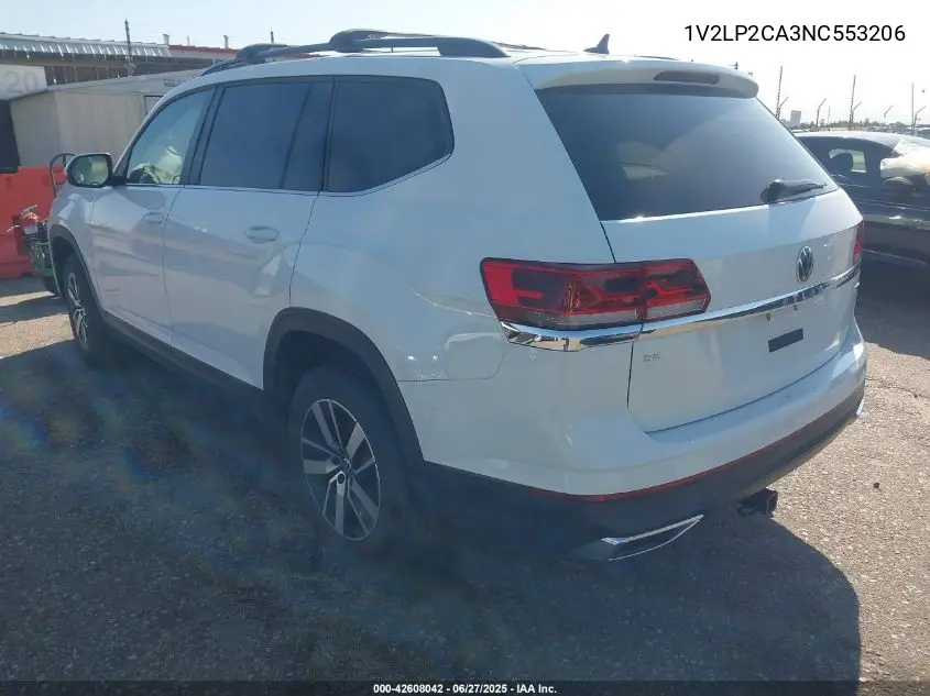 2022 Volkswagen Atlas 2.0T Se VIN: 1V2LP2CA3NC553206 Lot: 42608042
