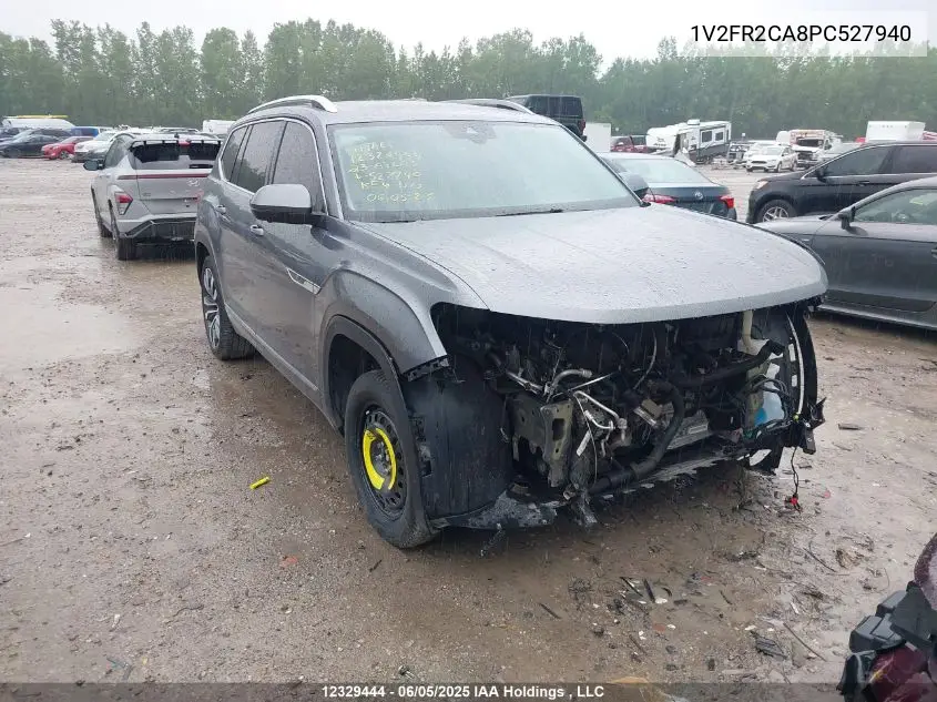 2023 Volkswagen Atlas VIN: 1V2FR2CA8PC527940 Lot: 12329444