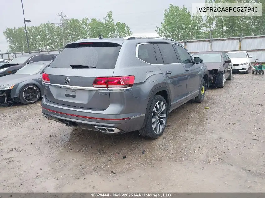 2023 Volkswagen Atlas VIN: 1V2FR2CA8PC527940 Lot: 12329444