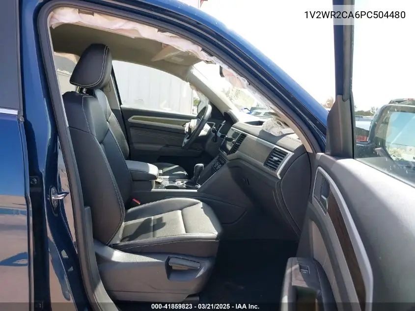 2023 Volkswagen Atlas 3.6L V6 Se W/Technology VIN: 1V2WR2CA6PC504480 Lot: 41859823