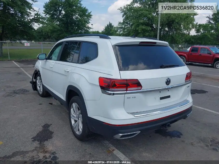 2023 Volkswagen Atlas 3.6L V6 Se W/Technology VIN: 1V2HR2CA9PC536820 Lot: 42629724