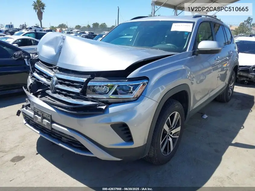 2023 Volkswagen Atlas 2.0T Se VIN: 1V2DP2CA8PC510665 Lot: 42637988