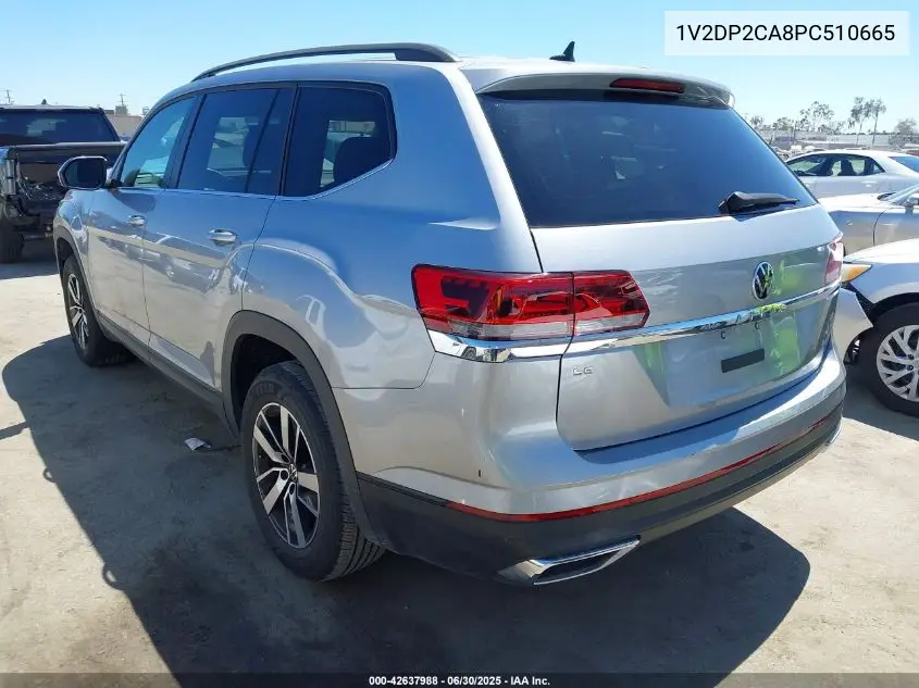 2023 Volkswagen Atlas 2.0T Se VIN: 1V2DP2CA8PC510665 Lot: 42637988