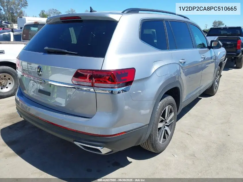 2023 Volkswagen Atlas 2.0T Se VIN: 1V2DP2CA8PC510665 Lot: 42637988