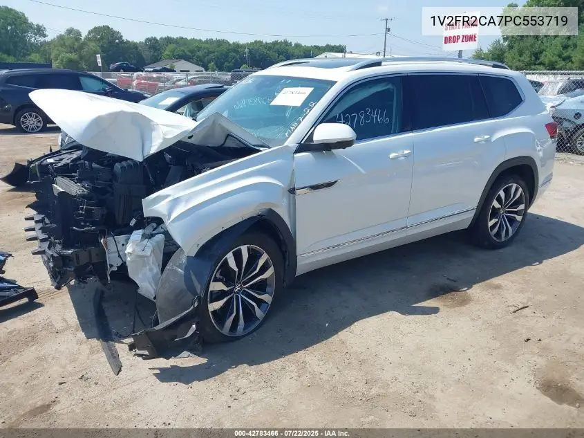 2023 Volkswagen Atlas 3.6L V6 Sel Premium R-Line VIN: 1V2FR2CA7PC553719 Lot: 42783466