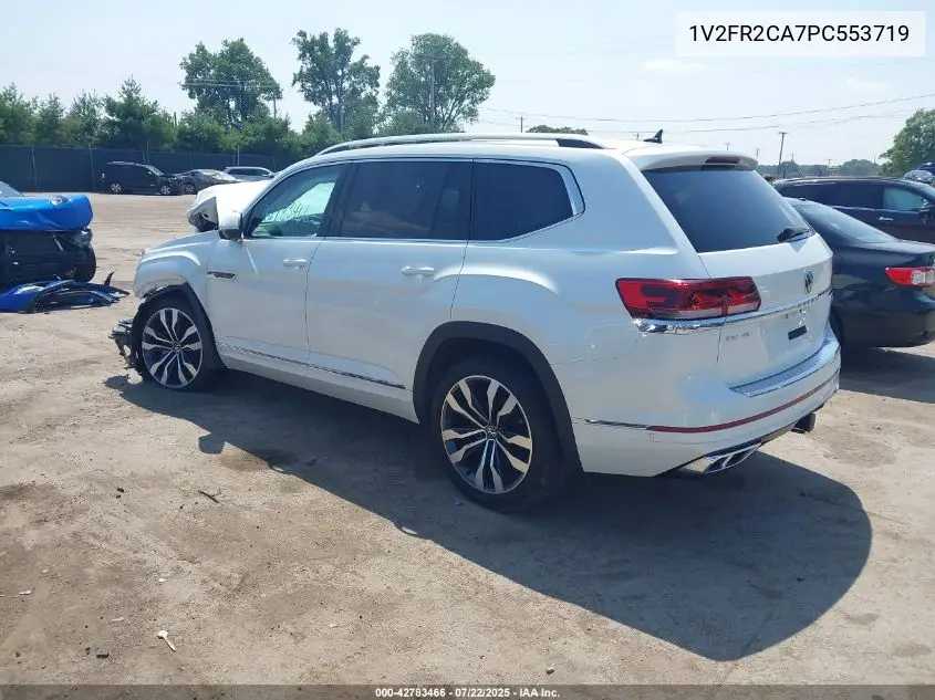 2023 Volkswagen Atlas 3.6L V6 Sel Premium R-Line VIN: 1V2FR2CA7PC553719 Lot: 42783466