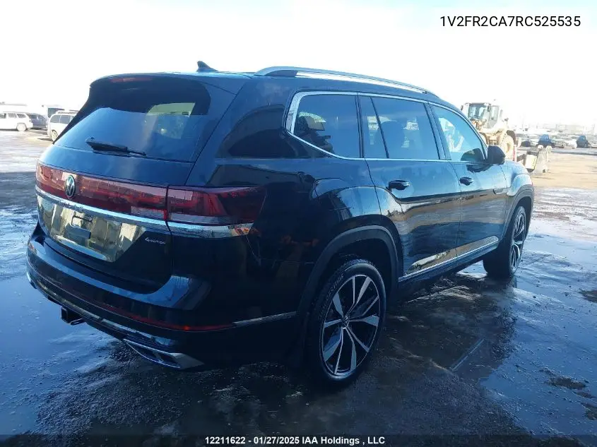 2024 Volkswagen Atlas Sel Premium R-Line VIN: 1V2FR2CA7RC525535 Lot: 12211622