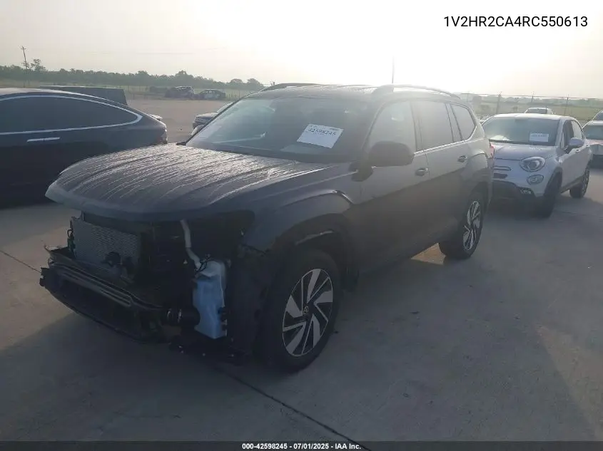 2024 Volkswagen Atlas 2.0T Se W/Technology VIN: 1V2HR2CA4RC550613 Lot: 42598245