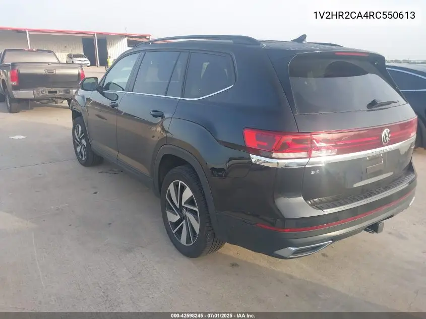 2024 Volkswagen Atlas 2.0T Se W/Technology VIN: 1V2HR2CA4RC550613 Lot: 42598245