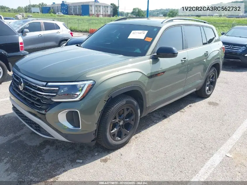 2024 Volkswagen Atlas 2.0T Peak Edition Se W/Technology VIN: 1V2CR2CA3RC562732 Lot: 42776070