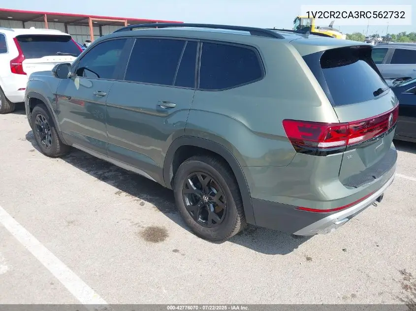 2024 Volkswagen Atlas 2.0T Peak Edition Se W/Technology VIN: 1V2CR2CA3RC562732 Lot: 42776070