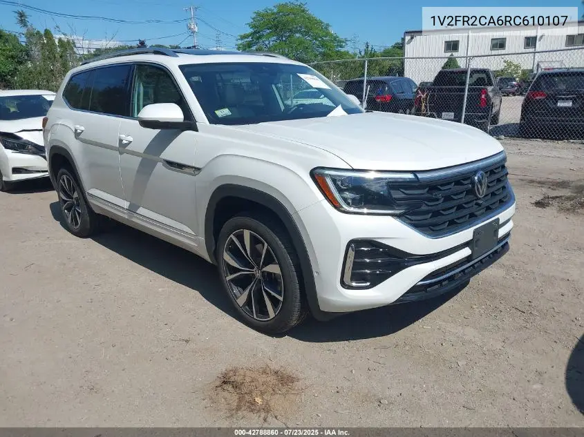 2024 Volkswagen Atlas 2.0T Sel Premium R-Line VIN: 1V2FR2CA6RC610107 Lot: 42788860