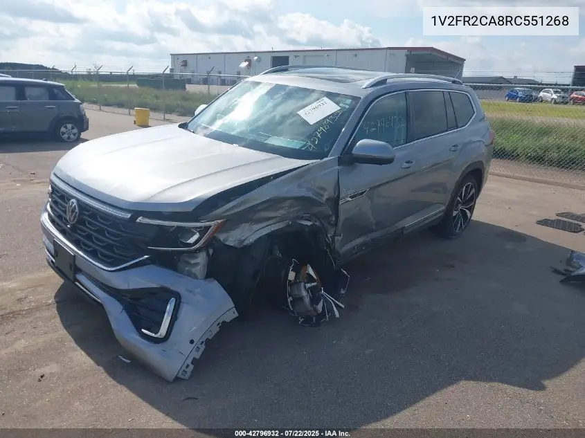 2024 Volkswagen Atlas 2.0T Sel Premium R-Line VIN: 1V2FR2CA8RC551268 Lot: 42796932