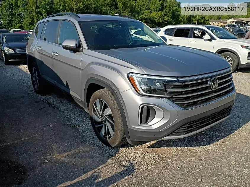 2024 Volkswagen Atlas 2.0T Se W/Technology VIN: 1V2HR2CAXRC558117 Lot: 42806737