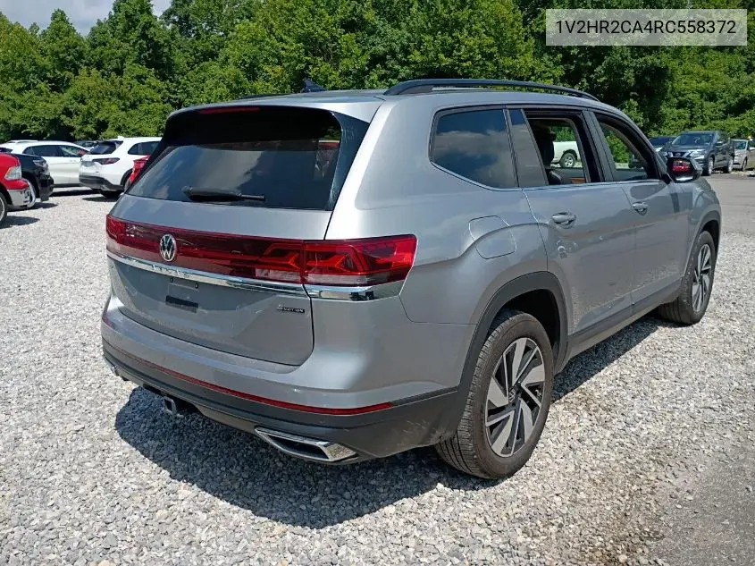2024 Volkswagen Atlas 2.0T Se W/Technology VIN: 1V2HR2CA4RC558372 Lot: 42806768
