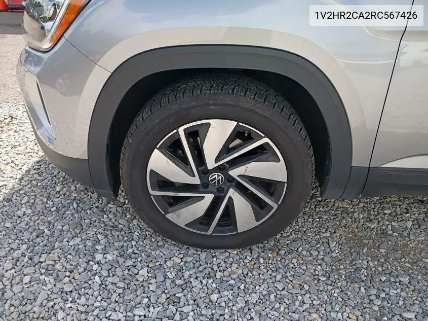 2024 Volkswagen Atlas 2.0T Se W/Technology VIN: 1V2HR2CA2RC567426 Lot: 42806771