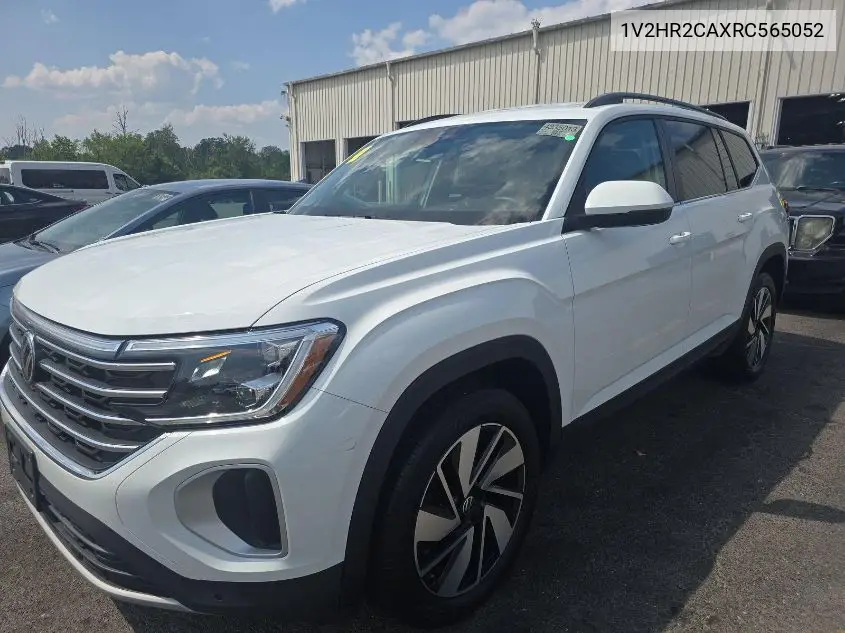 2024 Volkswagen Atlas 2.0T Se W/Technology VIN: 1V2HR2CAXRC565052 Lot: 42808972