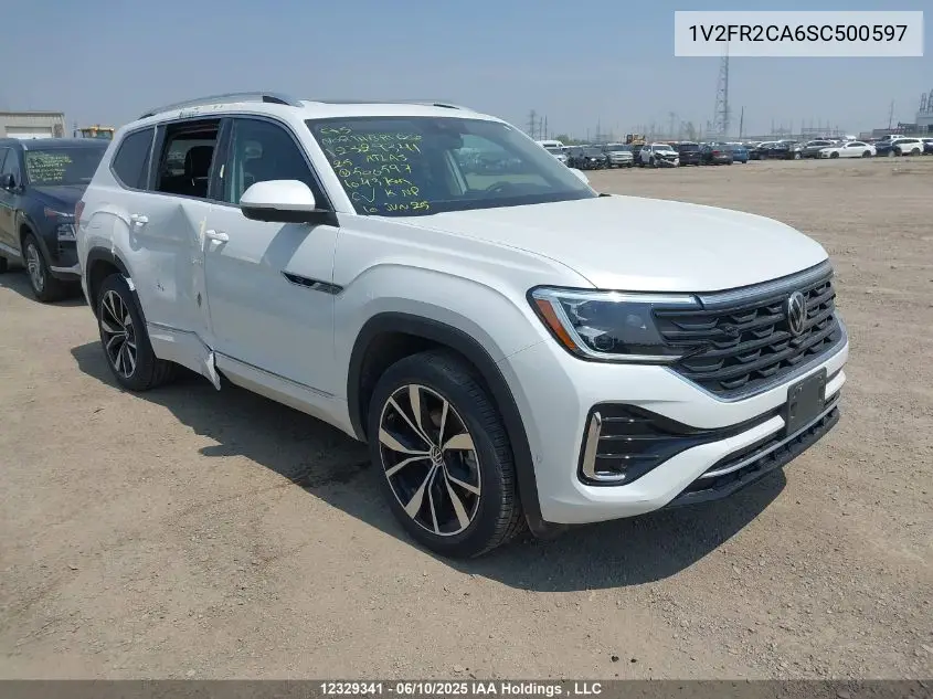 2025 Volkswagen Atlas 2.0 Tsi Execline VIN: 1V2FR2CA6SC500597 Lot: 12329341