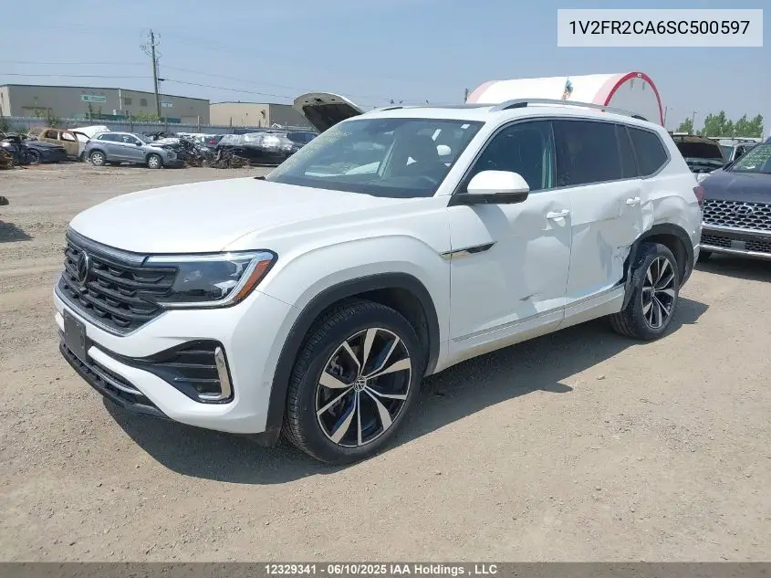 2025 Volkswagen Atlas 2.0 Tsi Execline VIN: 1V2FR2CA6SC500597 Lot: 12329341