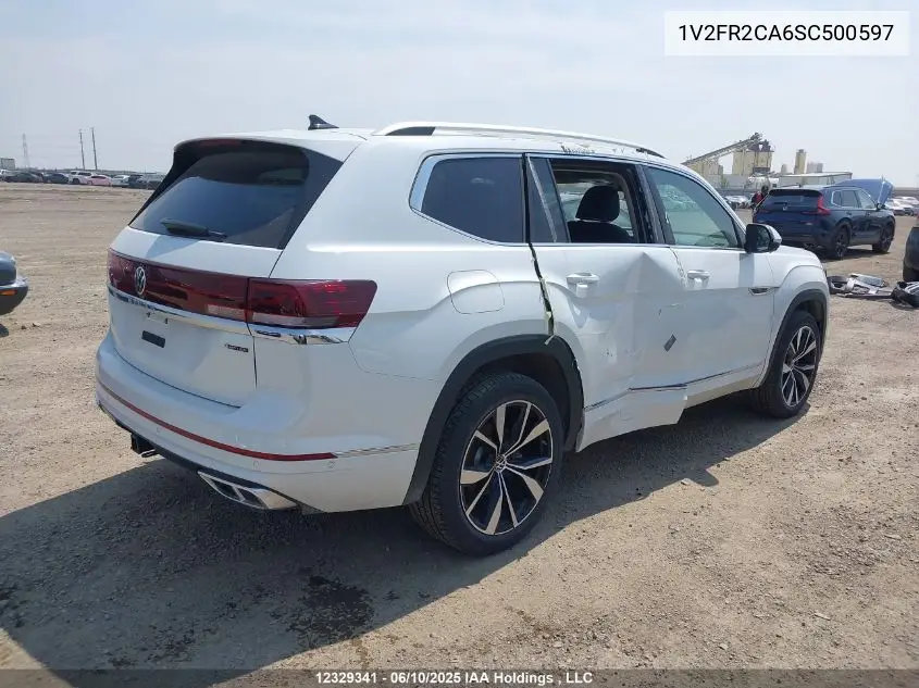 2025 Volkswagen Atlas 2.0 Tsi Execline VIN: 1V2FR2CA6SC500597 Lot: 12329341