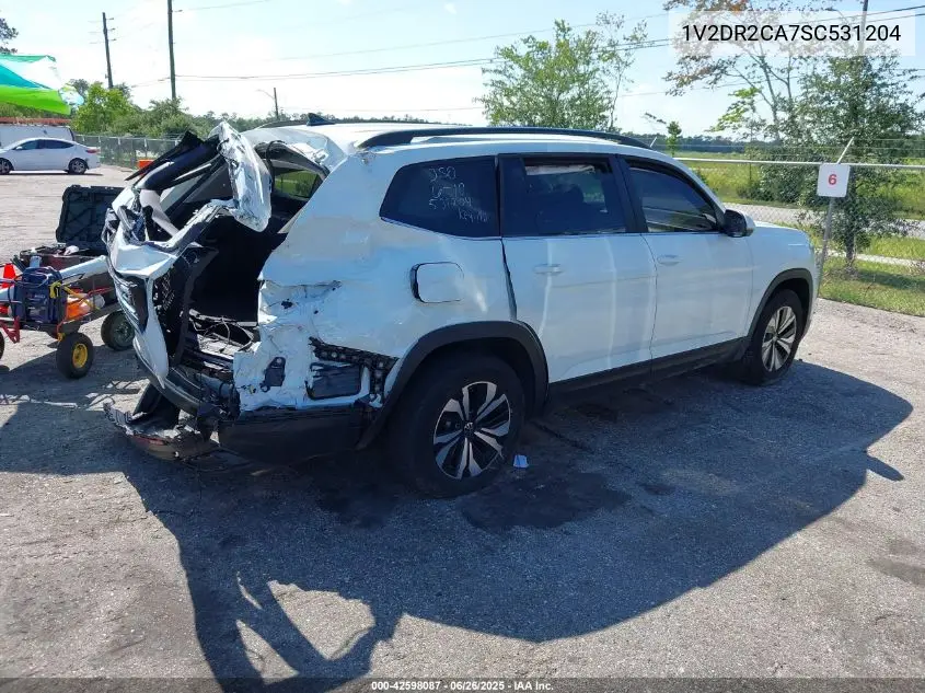 2025 Volkswagen Atlas 2.0T Se VIN: 1V2DR2CA7SC531204 Lot: 42598087