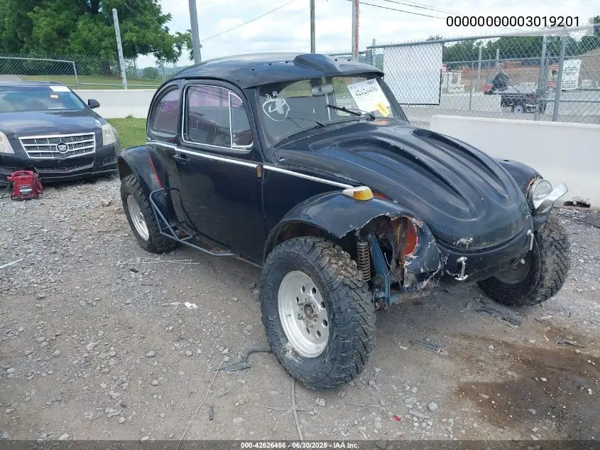 1960 Volkswagen Beetle VIN: 00000000003019201 Lot: 42626456
