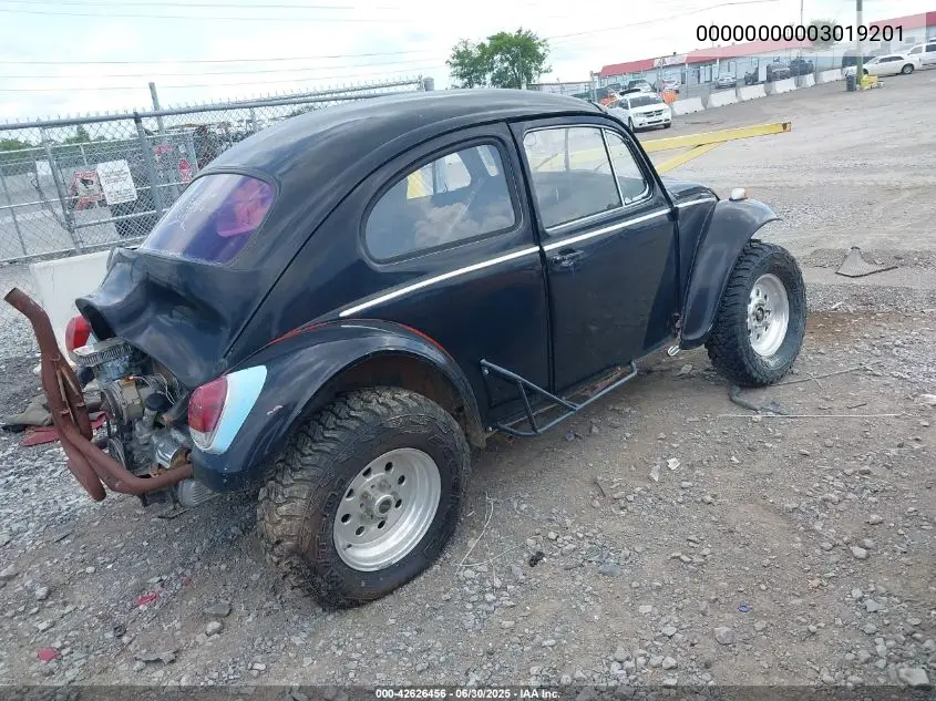 1960 Volkswagen Beetle VIN: 00000000003019201 Lot: 42626456