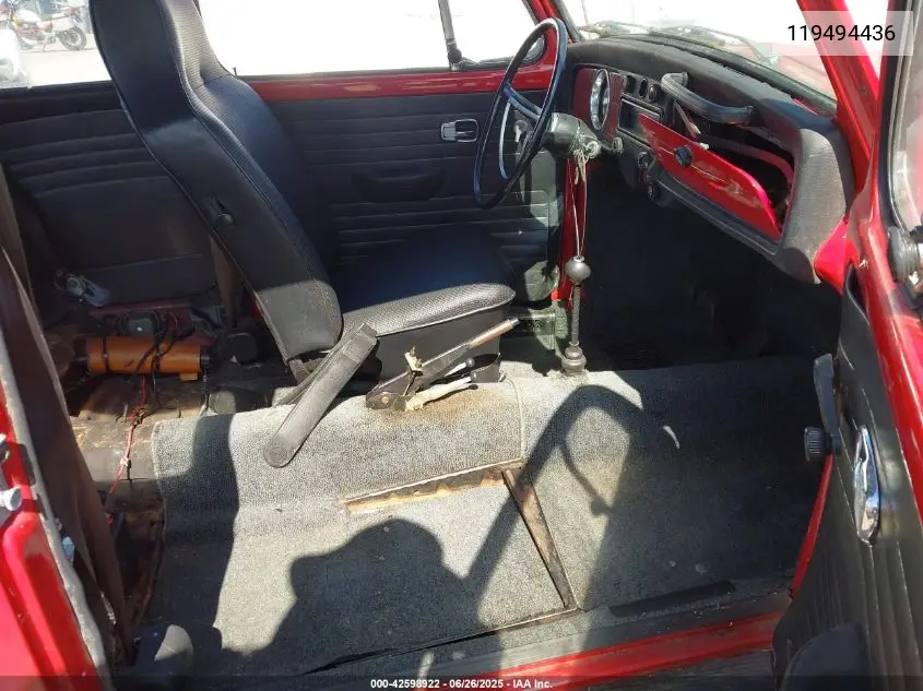 1969 Volkswagen Beetle VIN: 119494436 Lot: 42598922