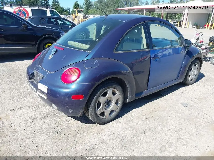 2001 Volkswagen New Beetle Gls Tdi VIN: 3VWCP21C11M425719 Lot: 42631772
