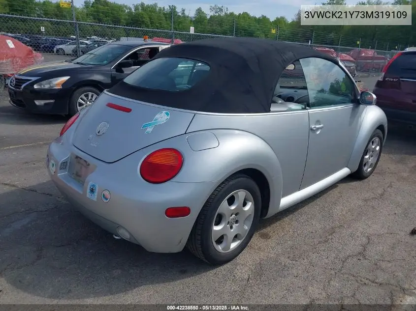 2003 Volkswagen New Beetle Gls VIN: 3VWCK21Y73M319109 Lot: 42238550