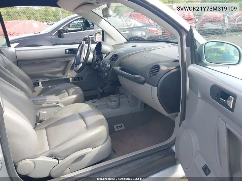2003 Volkswagen New Beetle Gls VIN: 3VWCK21Y73M319109 Lot: 42238550