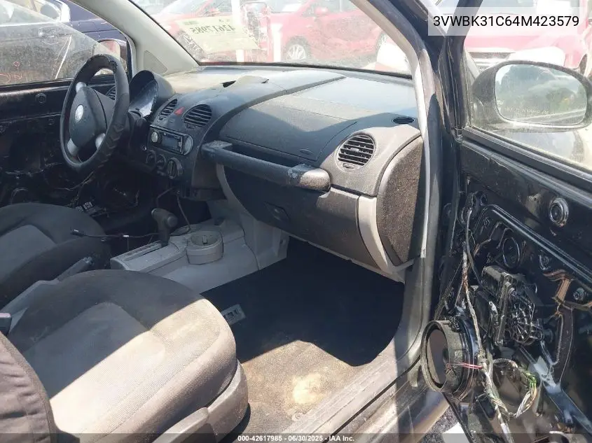 2004 Volkswagen New Beetle Gl VIN: 3VWBK31C64M423579 Lot: 42617985