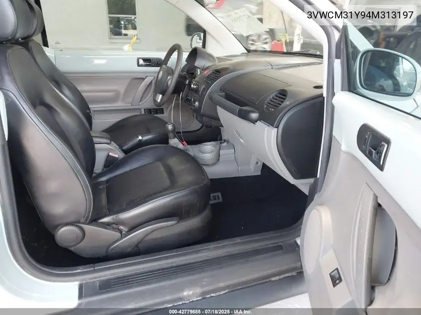 2004 Volkswagen New Beetle Gls VIN: 3VWCM31Y94M313197 Lot: 42779585