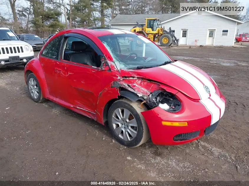 2009 Volkswagen New Beetle 2.5L VIN: 3VWRW31C19M501227 Lot: 41645928