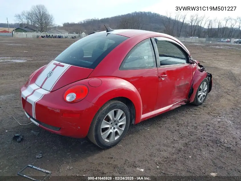 2009 Volkswagen New Beetle 2.5L VIN: 3VWRW31C19M501227 Lot: 41645928