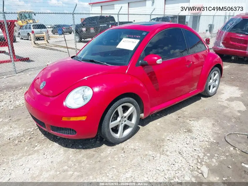 2009 Volkswagen New Beetle 2.5L VIN: 3VWRW31C49M506373 Lot: 42225783