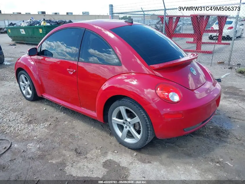 2009 Volkswagen New Beetle 2.5L VIN: 3VWRW31C49M506373 Lot: 42225783