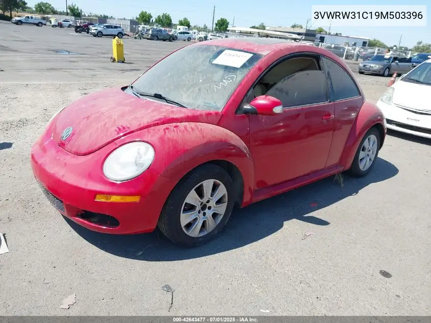2009 Volkswagen New Beetle 2.5L VIN: 3VWRW31C19M503396 Lot: 42643477