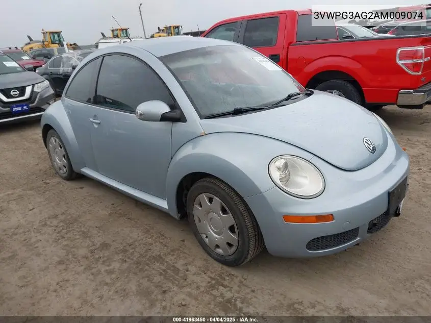 2010 Volkswagen New Beetle 2.5L VIN: 3VWPG3AG2AM009074 Lot: 41963450